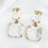 Thumbnail: GRACE EARRINGS - clear