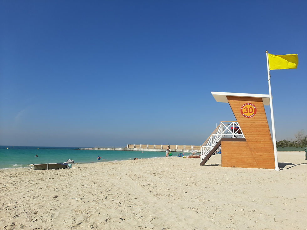 Left Dubai early so no more beach for us