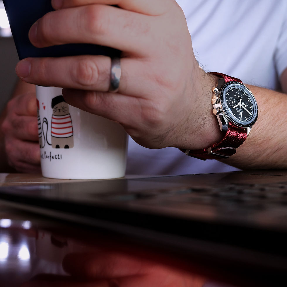 Thumbnail: Under the Cuff - Apex Nato Strap CRIMSON