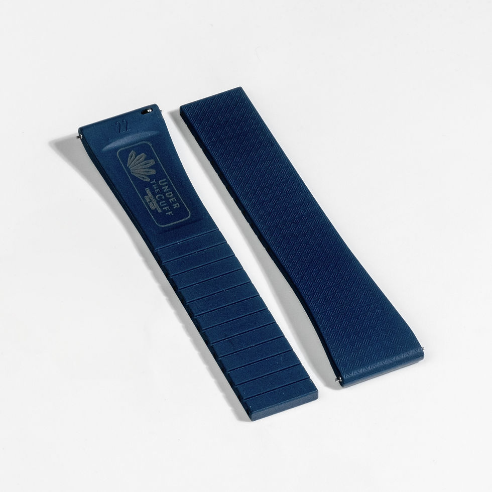 Thumbnail: Cut To Fit Rubber Strap - Navy