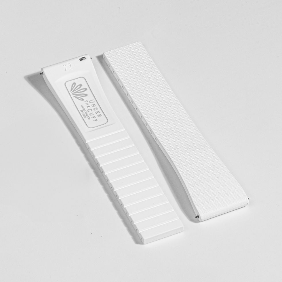 Thumbnail: Cut To Fit Rubber Strap - White