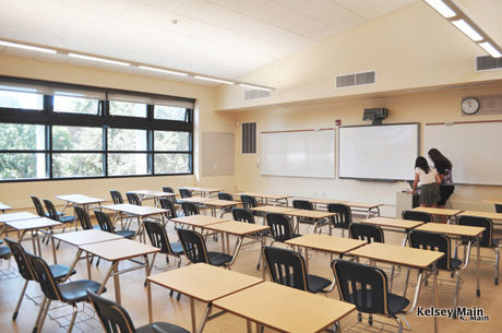 Klassenraum Mathe, Englisch