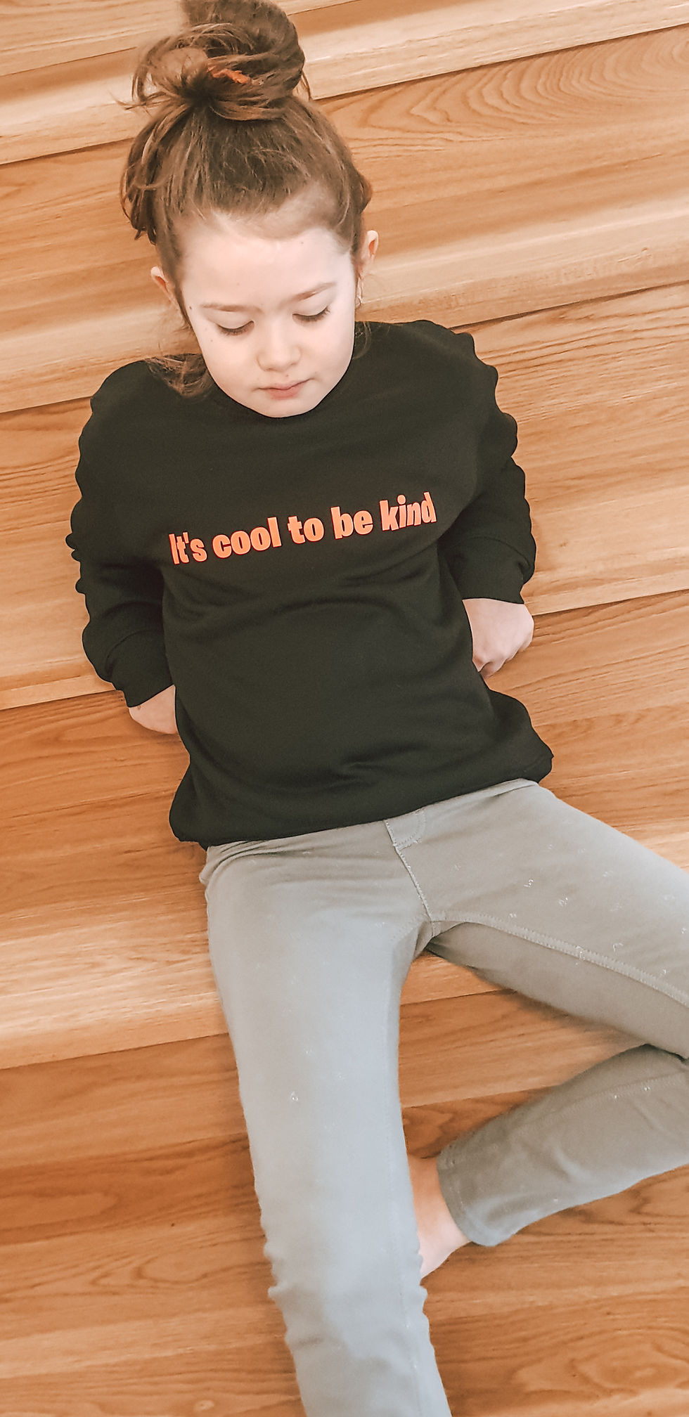 Miniatură: Bluza copii It's cool to be Kind Orange
