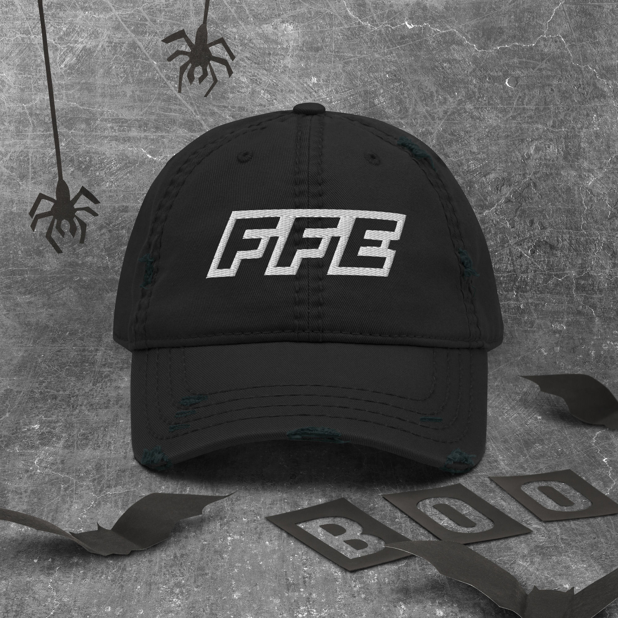FFE Embroidered Distressed Dad Hat