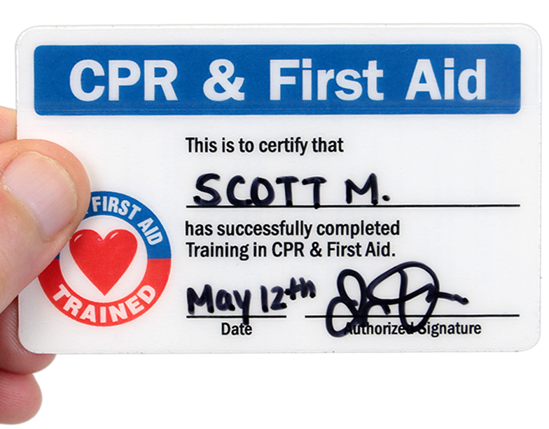 CPR card