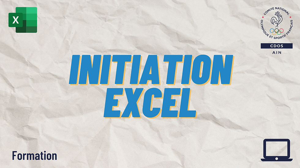 Initiation Excel