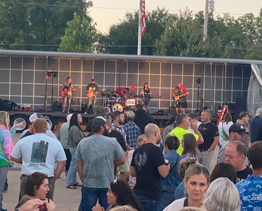 Band playing on WBFD Stage