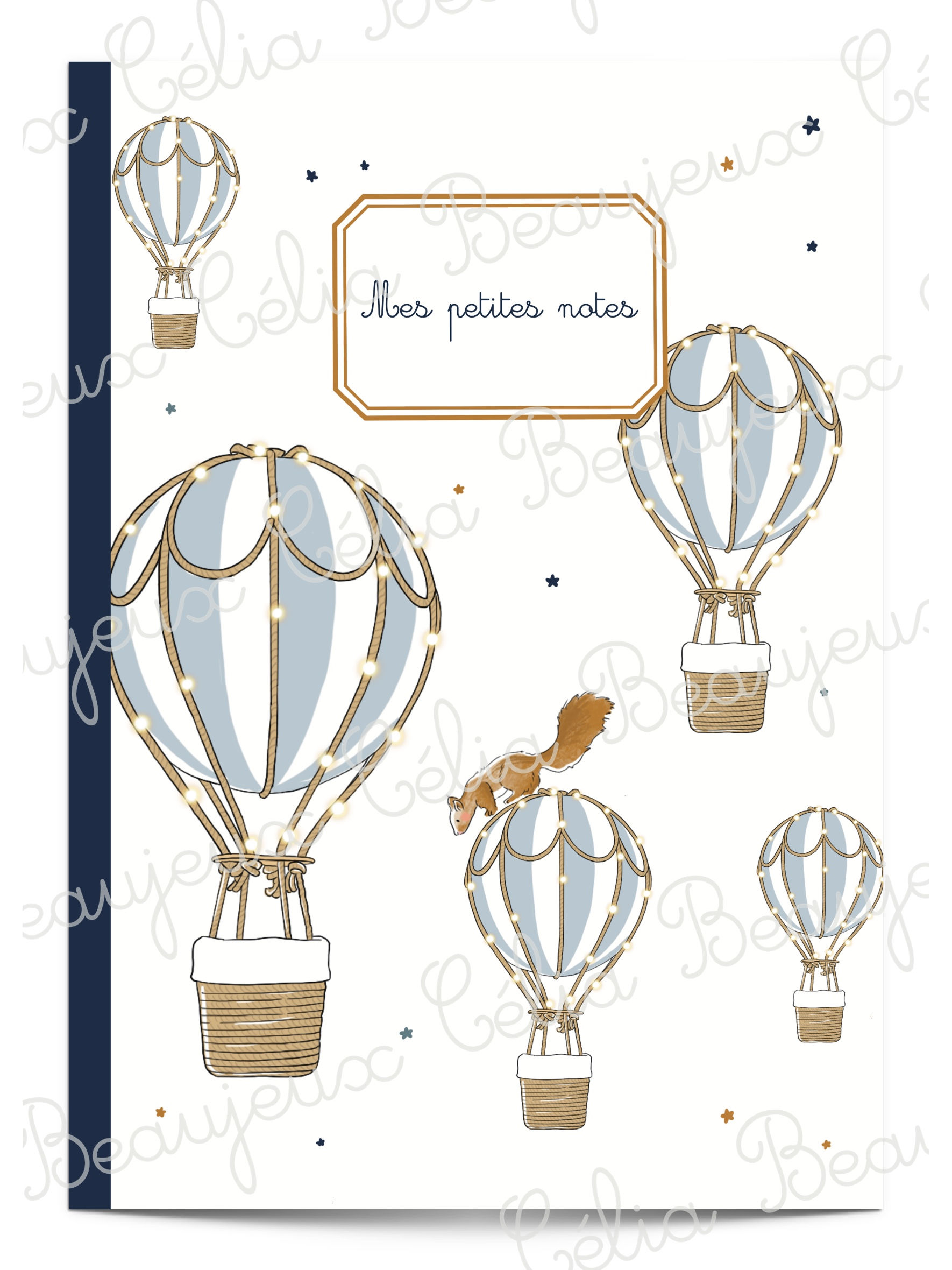 Carnet de notes A5 ~ Vol de nuit