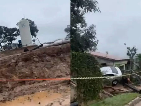 Rompimento de reservatório em obra deixa um morto e sete feridos na Grande São Paulo