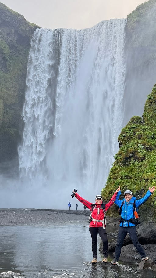 Matt and I in front of the "Big One" (the ONLY waterfall 90% of tourists see when they come here)
