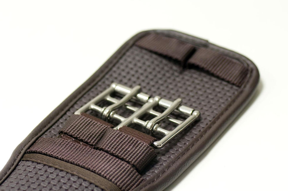 Thumbnail: Synthetic Dressage Comfort Girth Elastic Both Ends