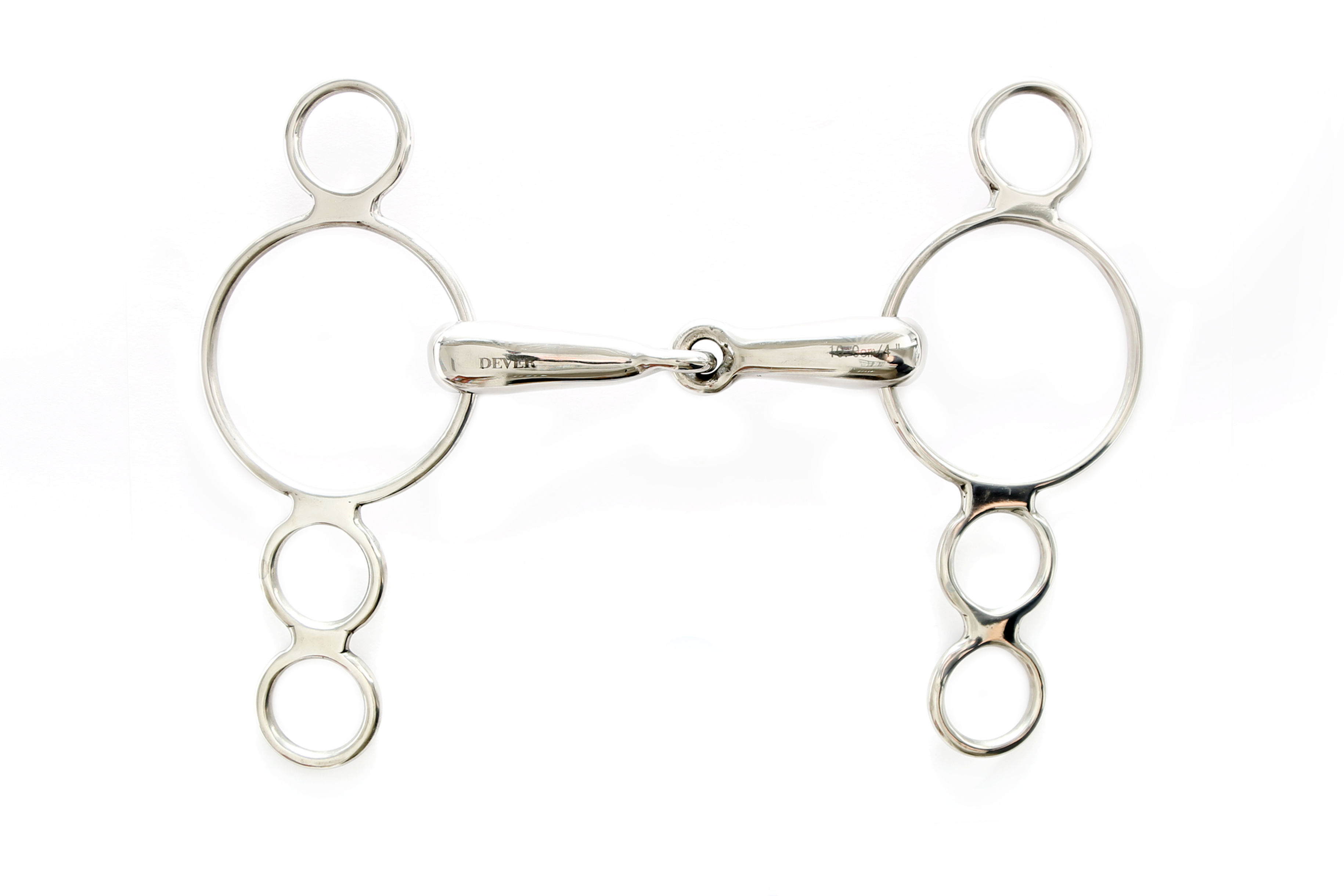 Dutch/Continental 4 Ring Gag Hollow Jointed