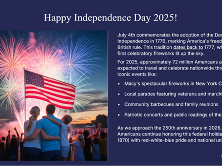 HAPPY INDEPENDENCE DAY!