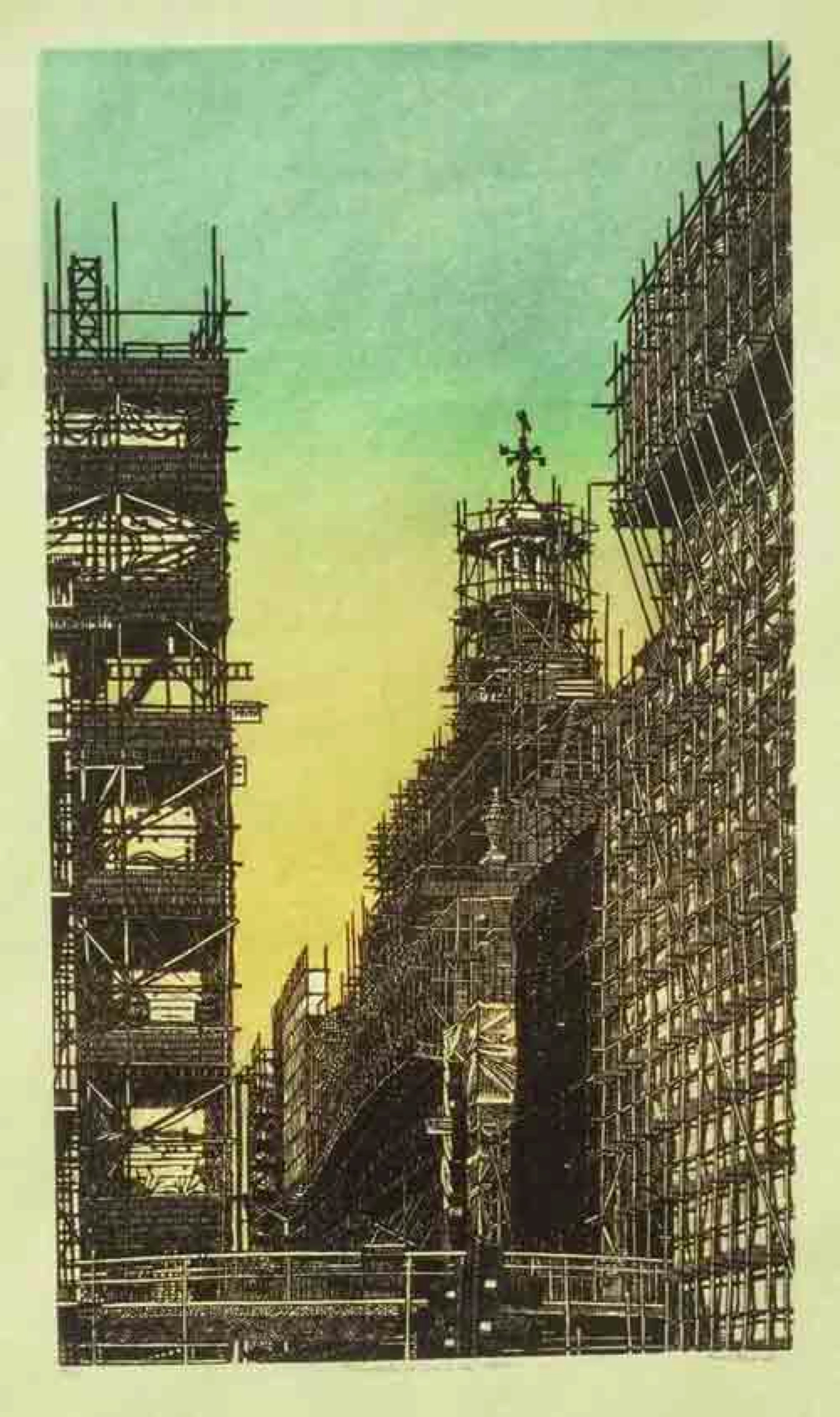 Bishopsgate, London in the 1990’s by Desmet, Anne R.A. (b 1964)