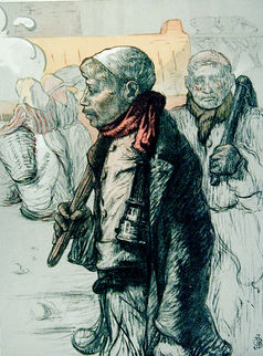 Au Pays Noir by Besson, J. G. (b 1868, active 1896 - 1925)