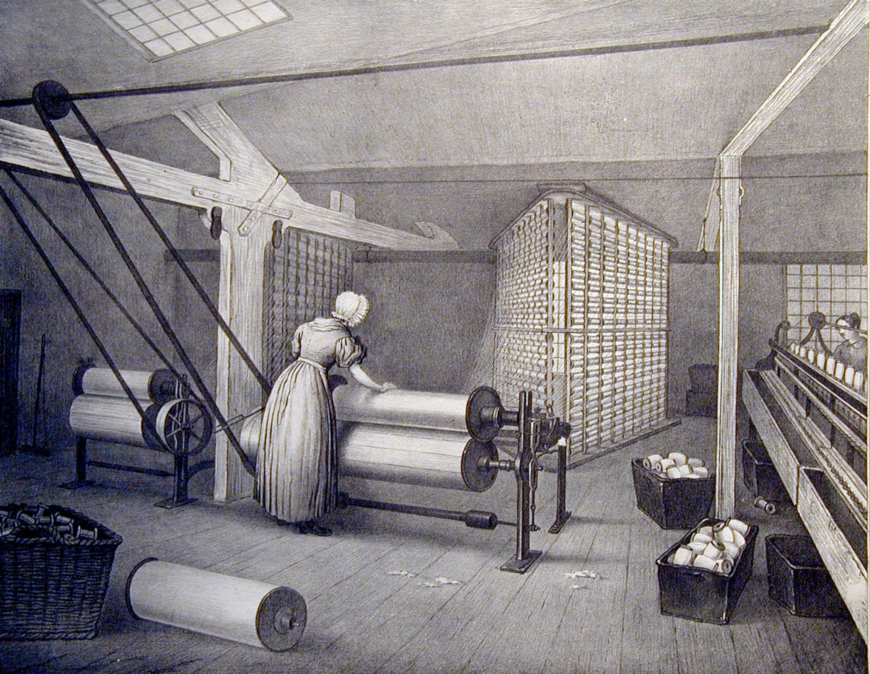 Progress of Cotton by Barfoot, J. R. (fl 1830 - 1857)