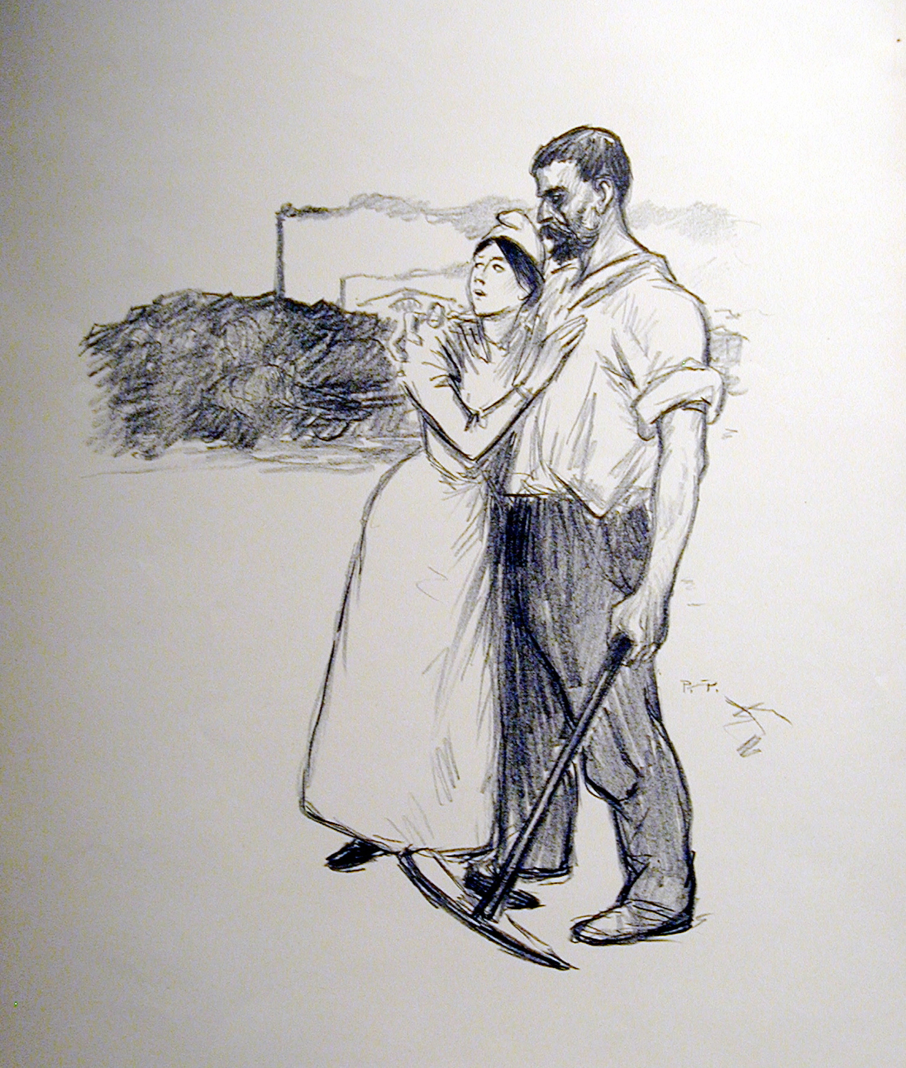 The Last Refuge of Liberty by Steinlen, Theophile-Alexandre (1859 - 1923)