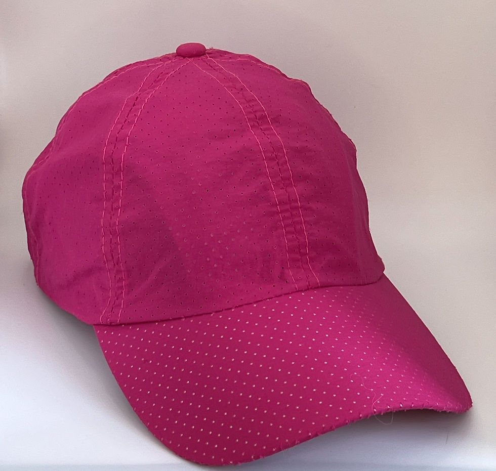 Thumbnail: Pink breathable ball cap