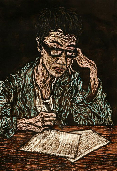Autorretrato em Giz