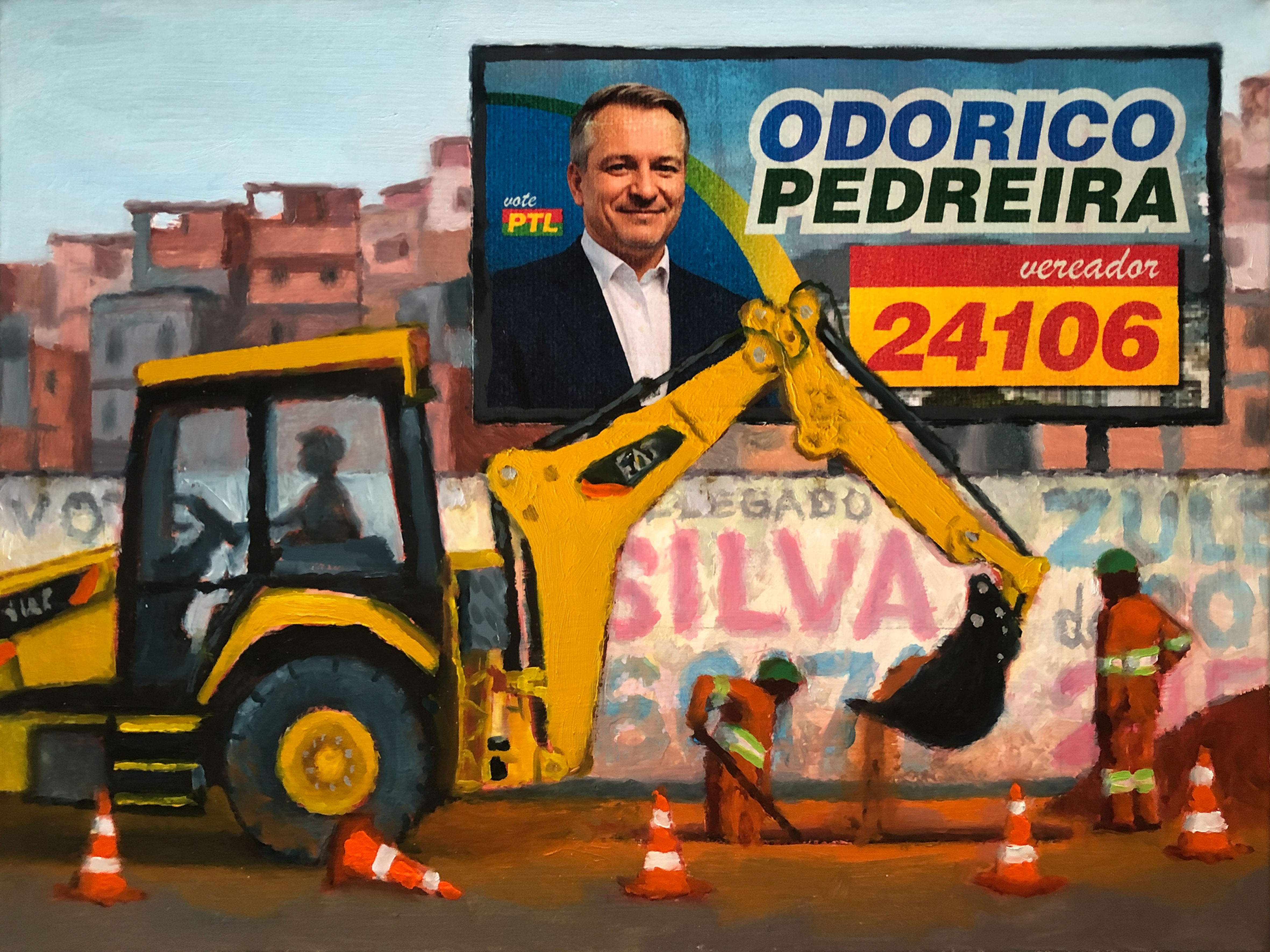 Homens Trabalhando - Fine Art - Cód. 085