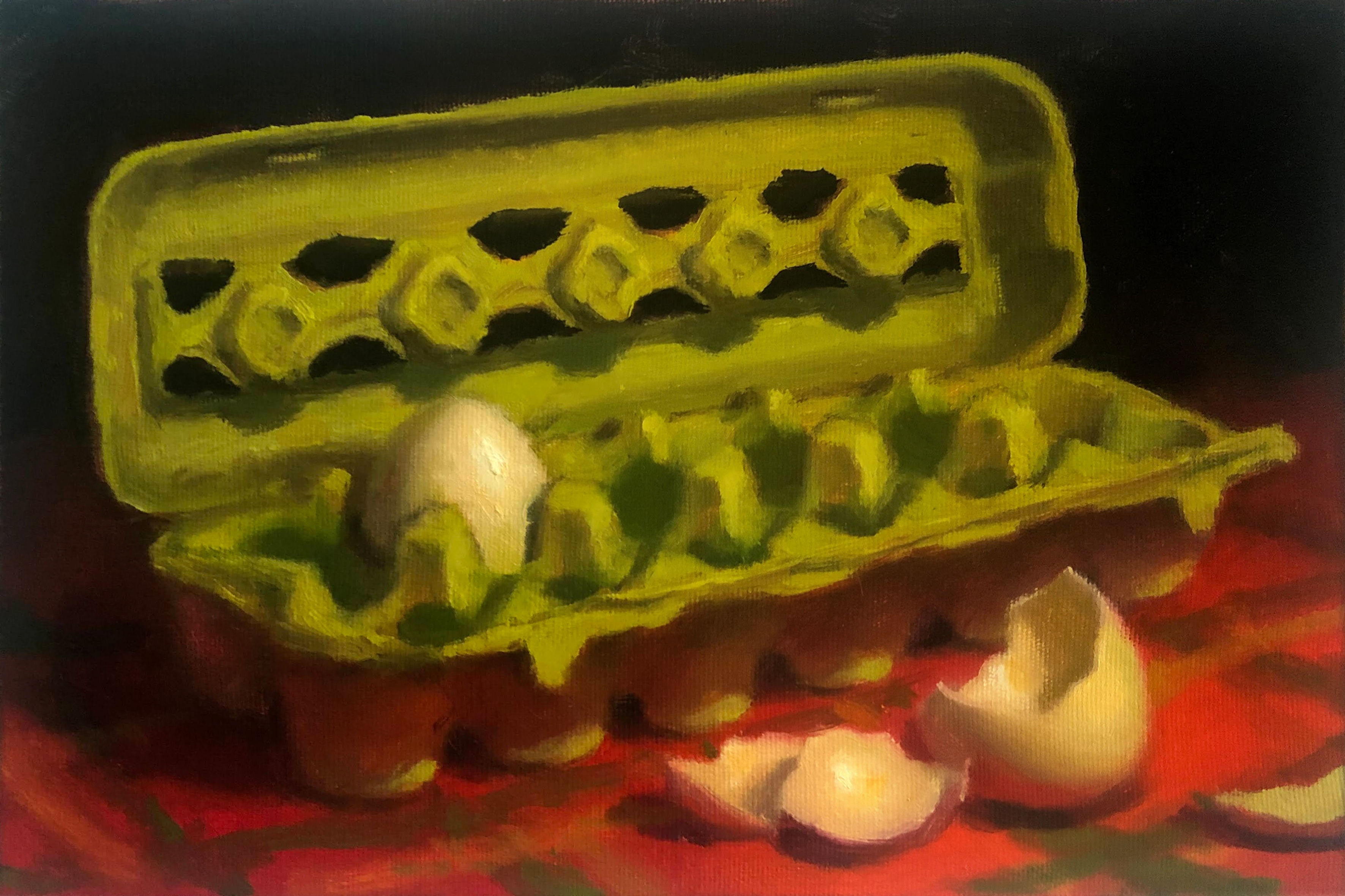 Caixa de Ovos - Fine Art - Cód. 022