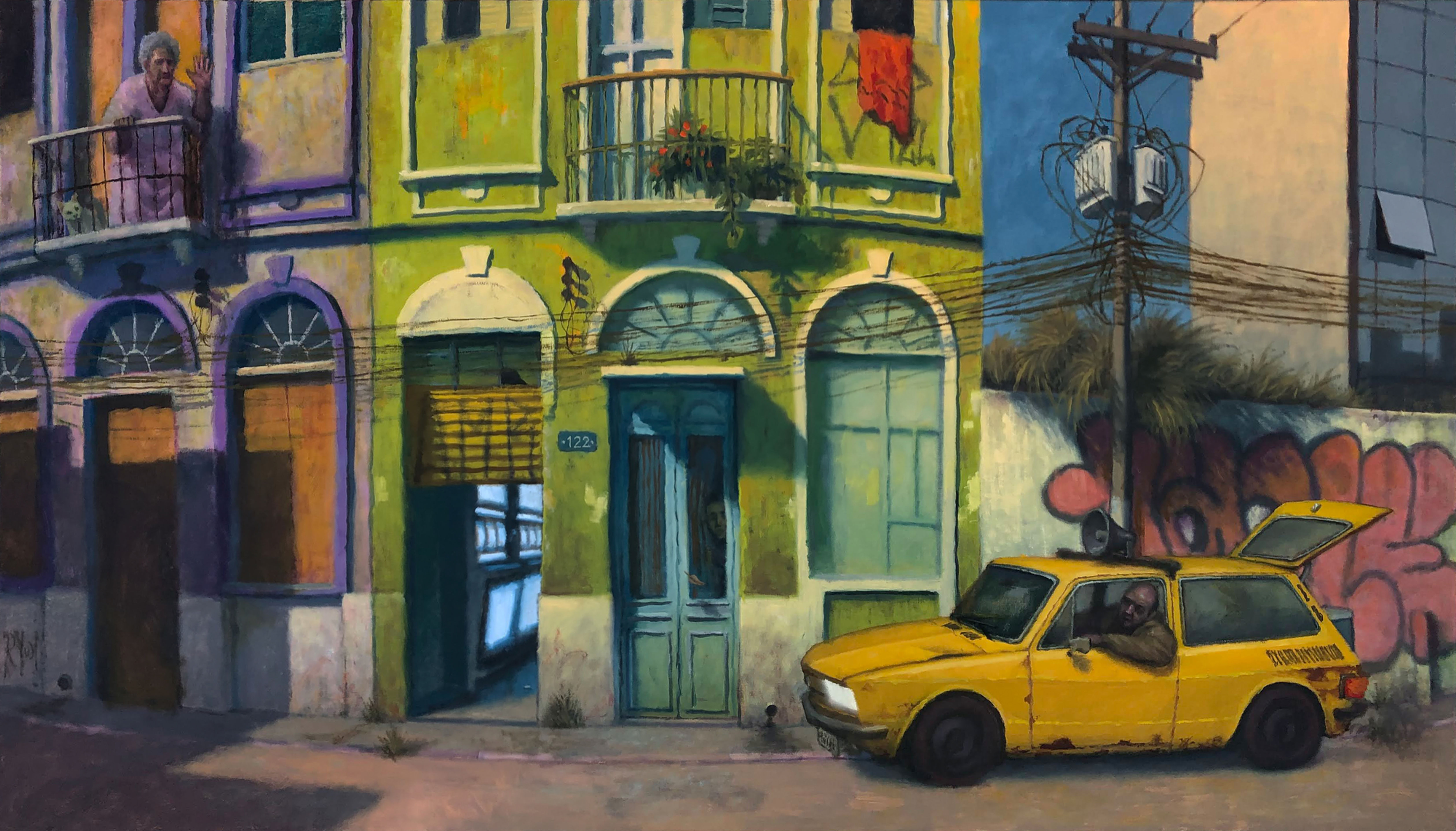 Carro da Pamonha - Fine Art - Cód. 011