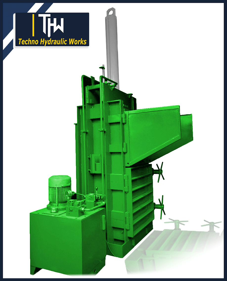 plastic baling press machine