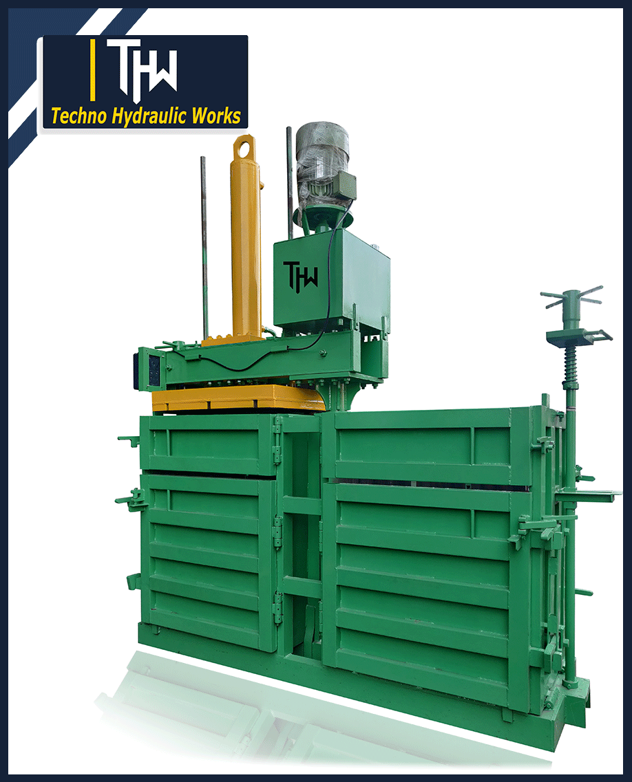 Baling press machine