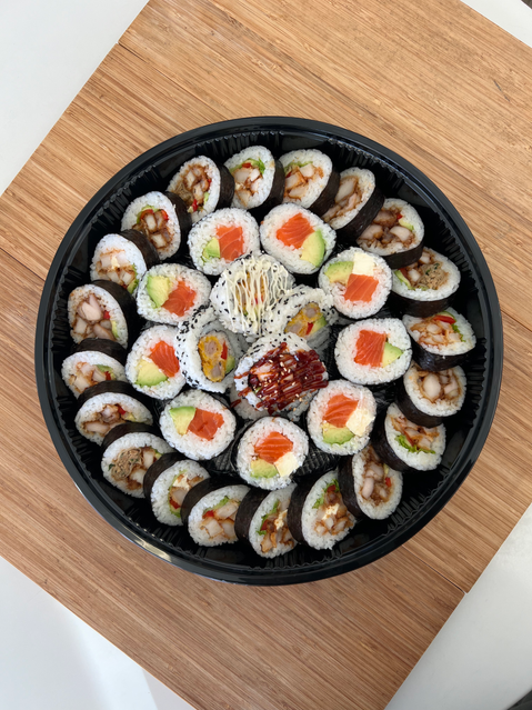 Amy's sushi catering sushi platter example