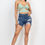 Thumbnail: Ripped Five-pocket Mini Denim Shorts