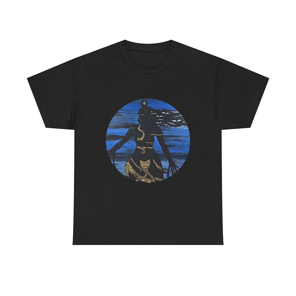 Thumbnail: Hine - Nui Te Po Unisex Heavy Cotton Tee