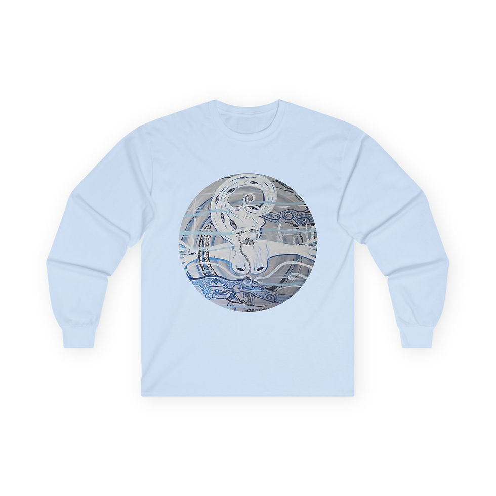 Thumbnail: Hine - Moana (Ocean Woman) Unisex Ultra Cotton Long Sleeve Tee
