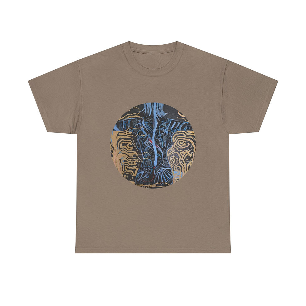 Thumbnail: KUNDALINI RANGE - EMBODYING THE KUNDALINI Unisex Heavy Cotton Tee
