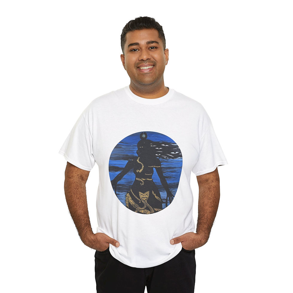 Thumbnail: Hine - Nui Te Po Unisex Heavy Cotton Tee