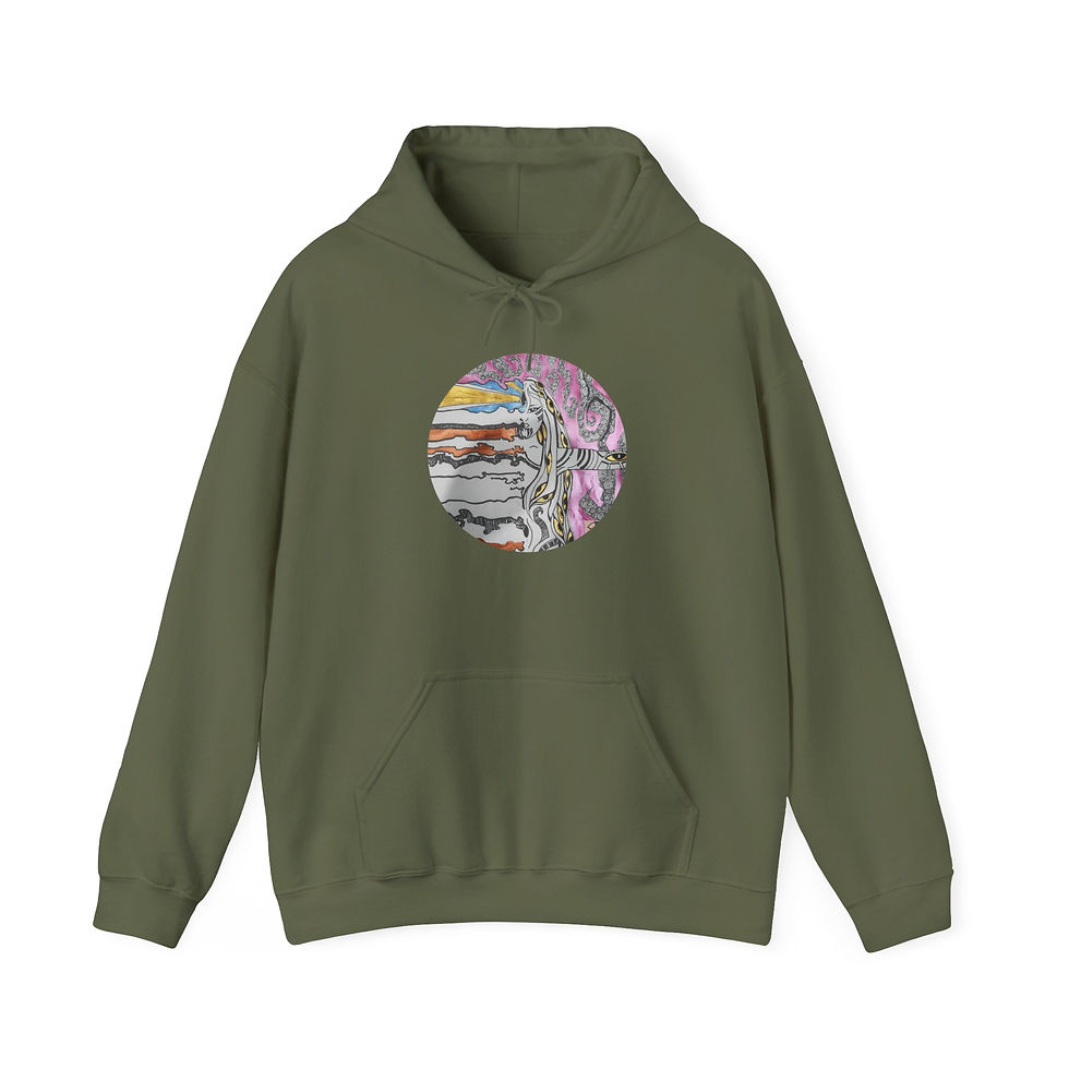 Thumbnail: Split Personality Unisex Heavy Blend™ Hooded Sweatshirt