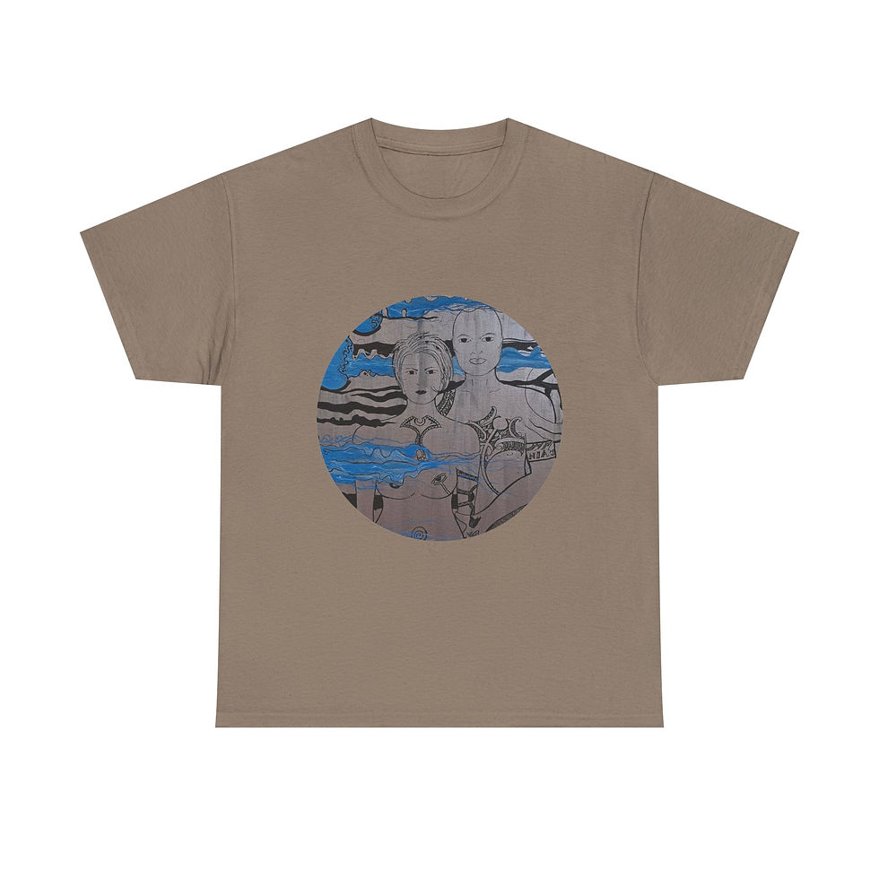 Thumbnail: Tiaki Tiere - Jelly Fish Protection Unisex Heavy Cotton Tee