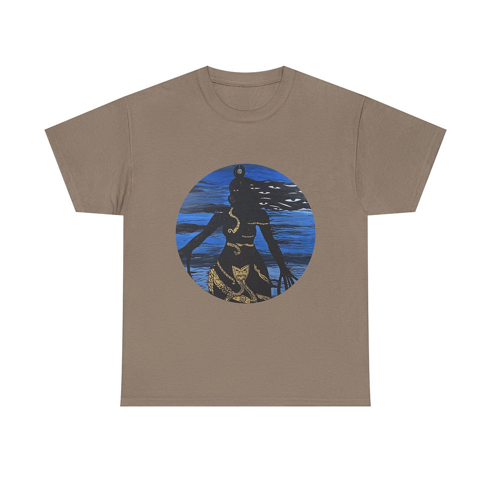 Thumbnail: Hine - Nui Te Po Unisex Heavy Cotton Tee