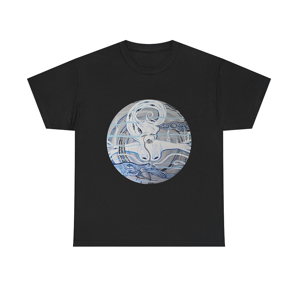 Thumbnail: Hine - Moana (Ocean Woman) Unisex Heavy Cotton Tee