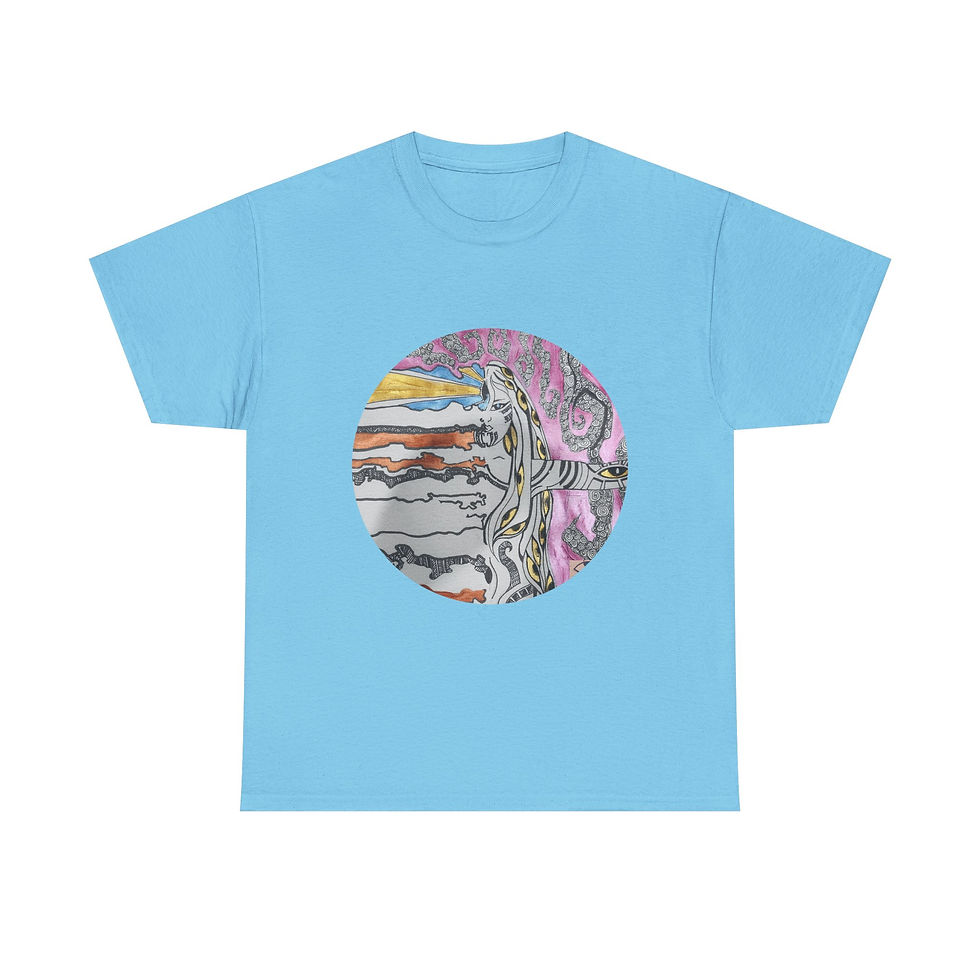 Thumbnail: Split Personality Unisex Heavy Cotton Tee