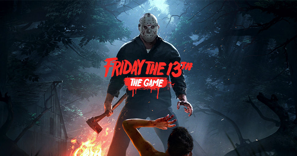 Friday the 13th: The Game cover art featuring Jason wielding an axe in front of a victim.