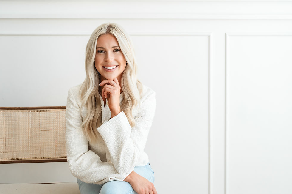 Therapist smiling in therapy session