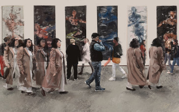 Lean, Fly, Press, Stand, Relax. Museum series