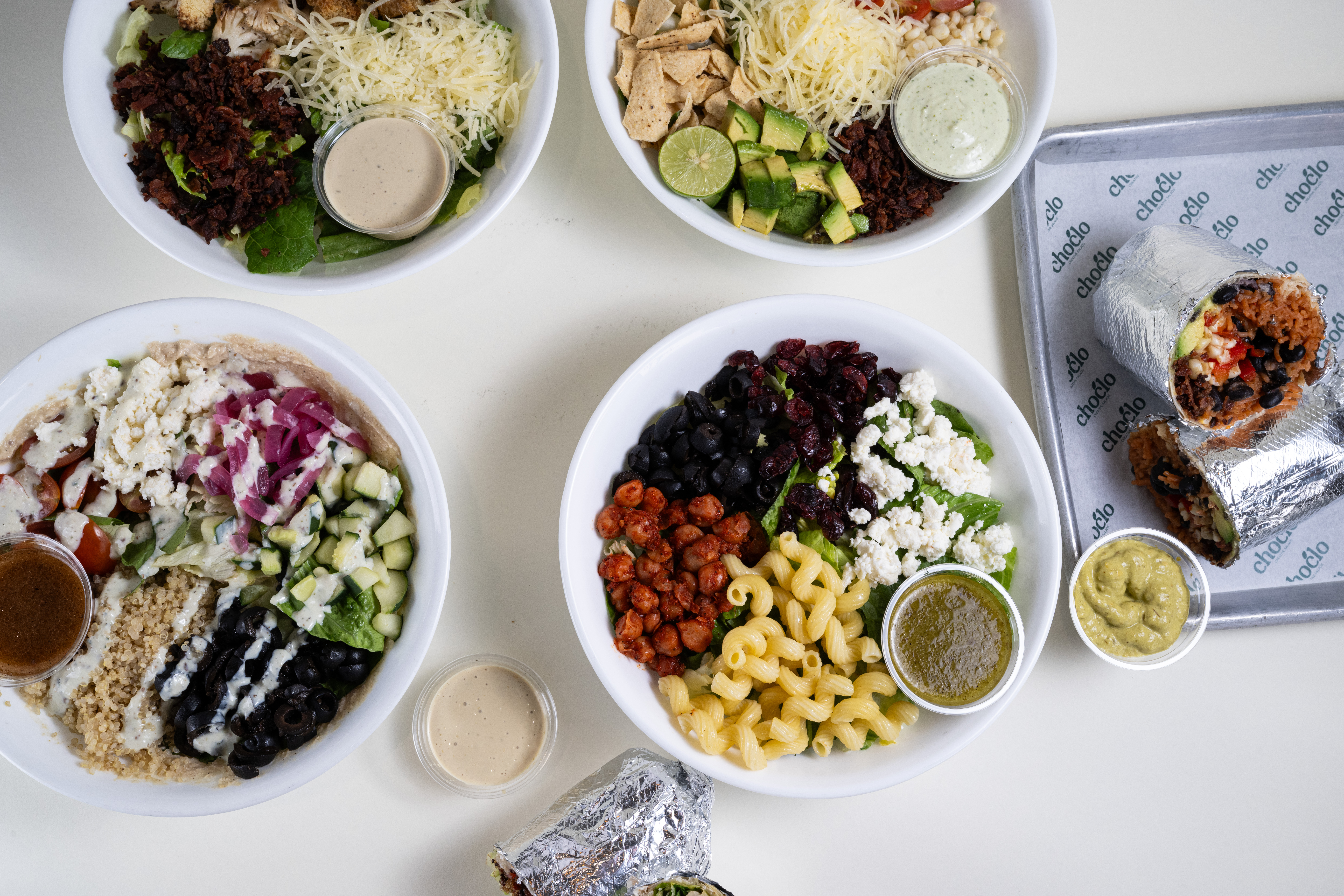 Arranged Food and Objects