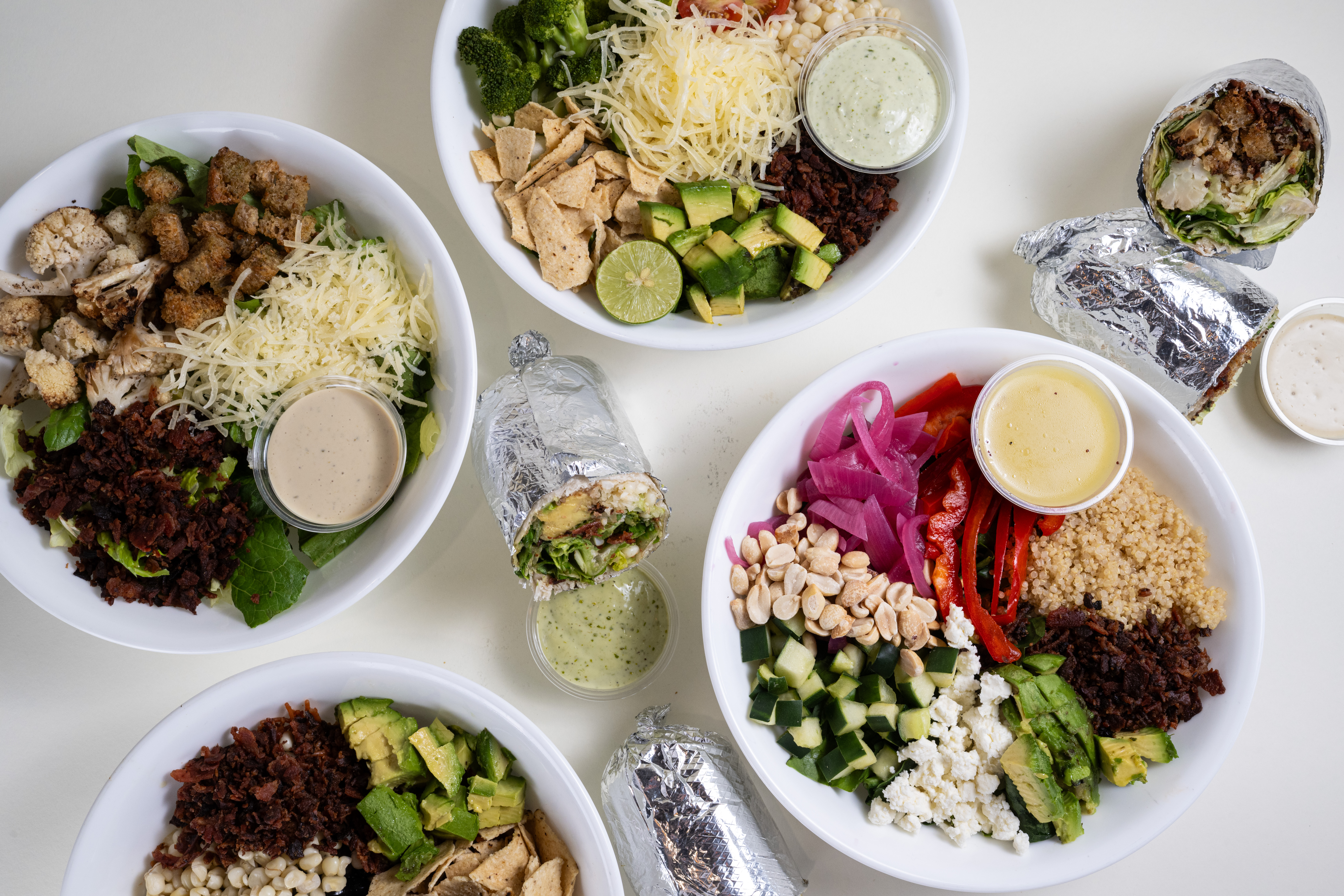 Arranged Food and Objects