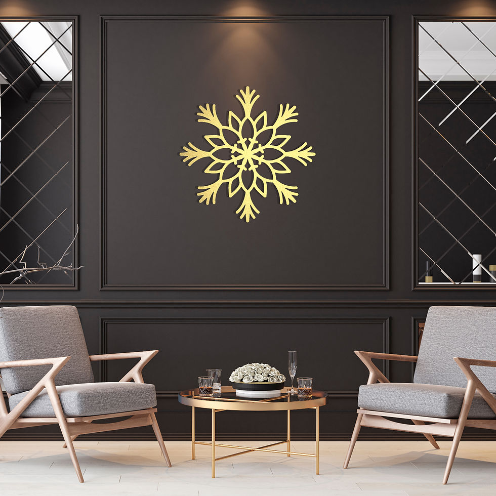 Thumbnail: Snowflake Christmas Decor