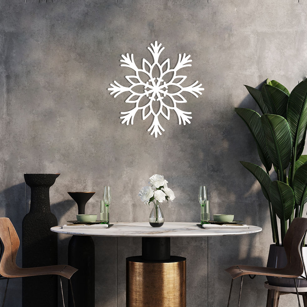 Thumbnail: Snowflake Christmas Decor