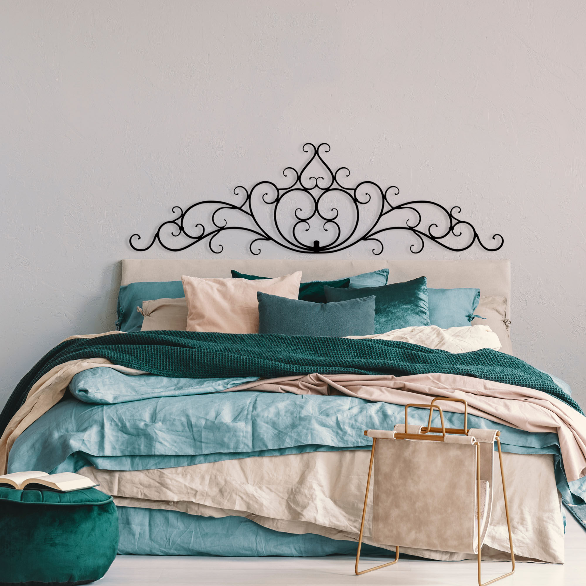 Vintage Metal Headboard