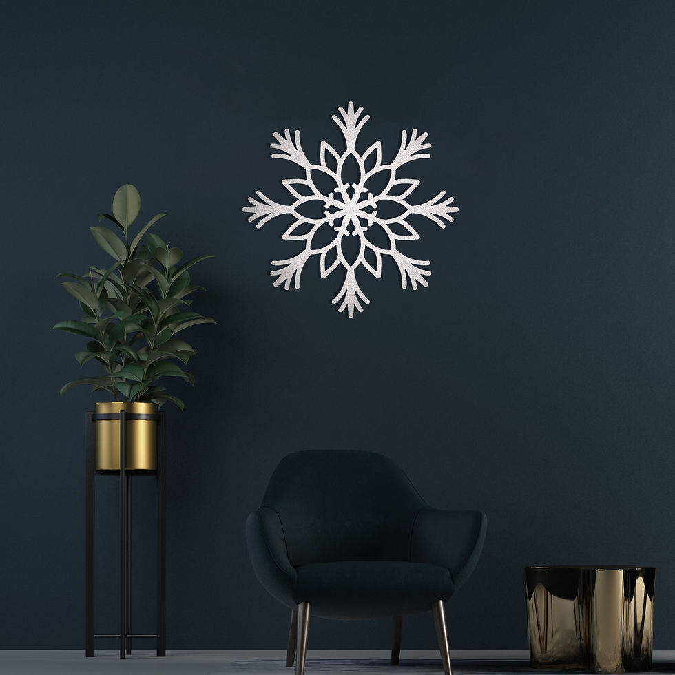 Thumbnail: Snowflake Christmas Decor