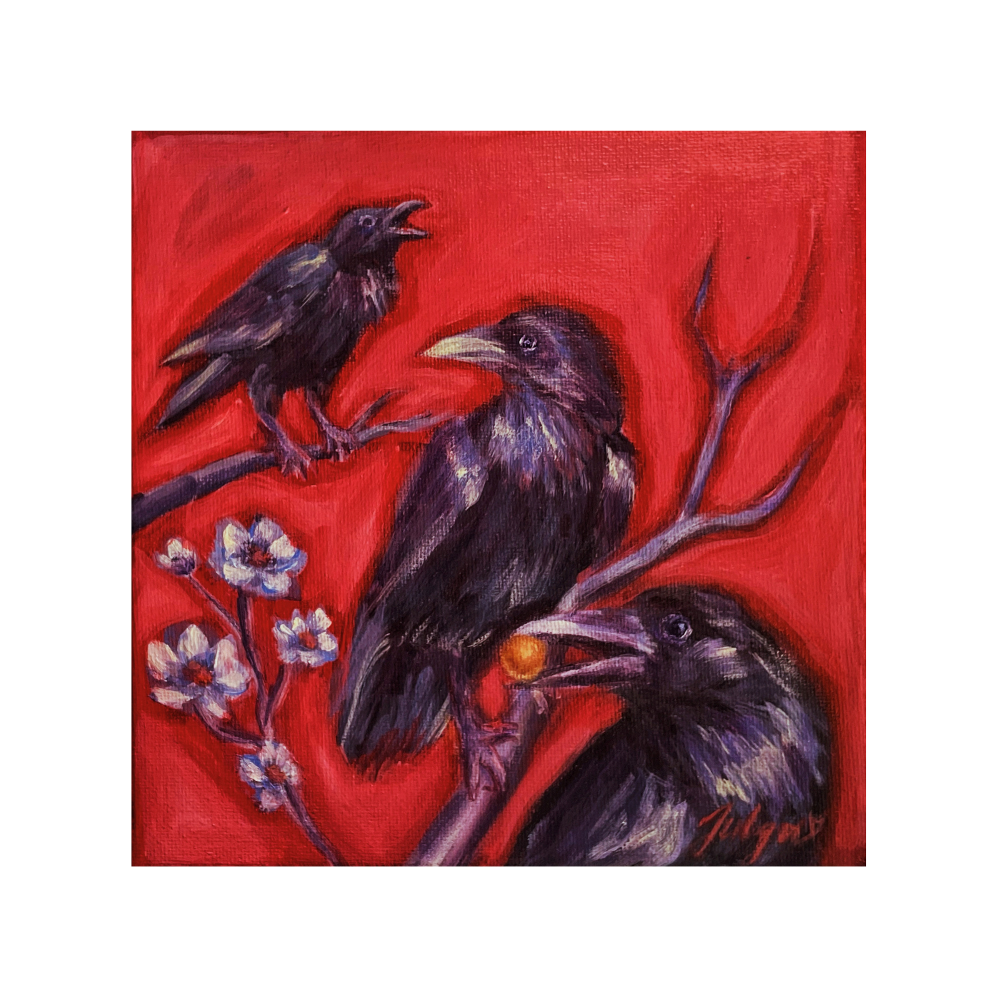„Trzy głosy" - 20 x 20 cm