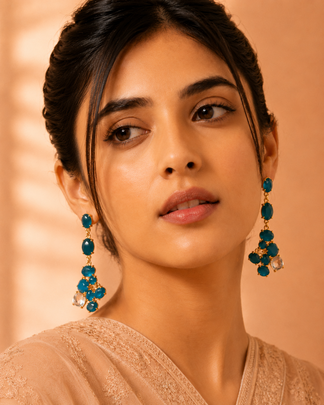 Turquoise Bloom Earrings